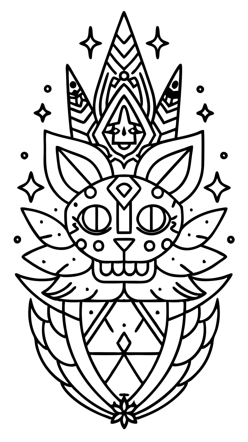 coloriages de designs sympas